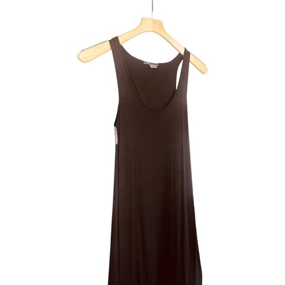 VINCE Sleeveless Soft Modal Jersey Chambray Back Maxi Tank Dress - Picture 6 of 12